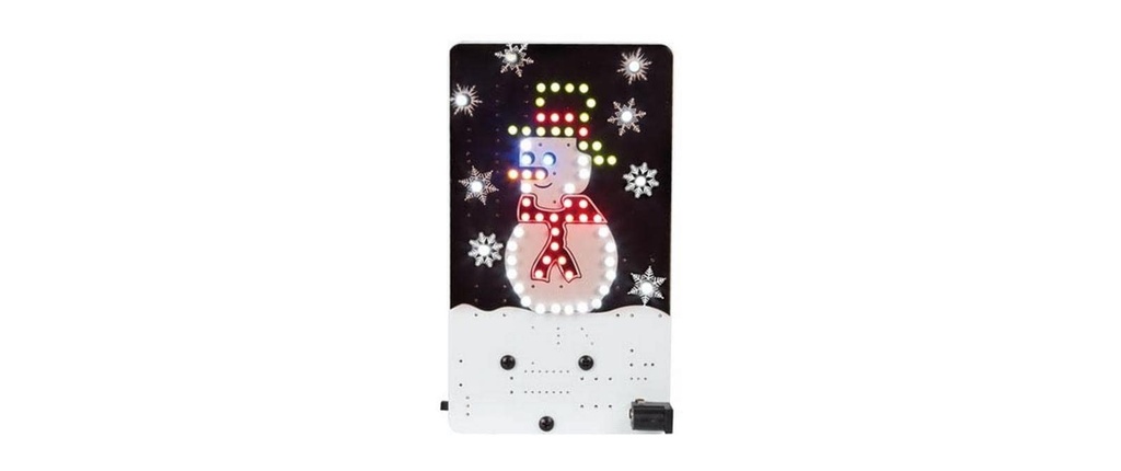 Whadda Kits de montage Bonhomme de neige avec interrupteur marche/arrêt