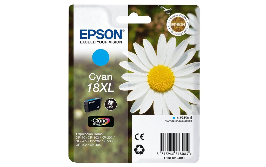 EPSON Epson cart.encre T181240 cy.XL