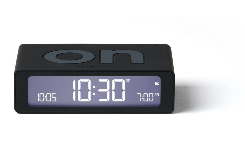 Lexon Réveil numérique Flip Mini Noir