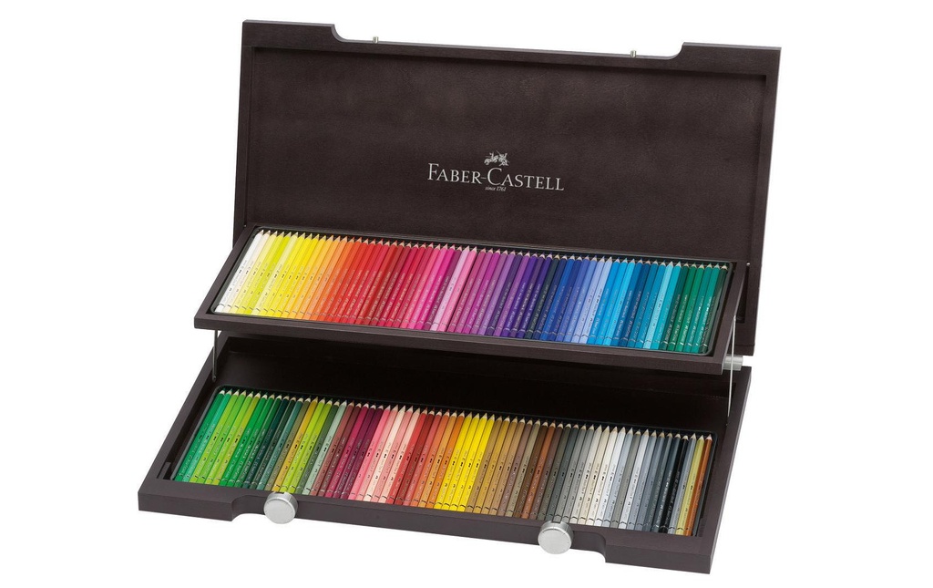 Faber-Castell Crayons de couleur Albrecht Dürer Coffret en bois de 120