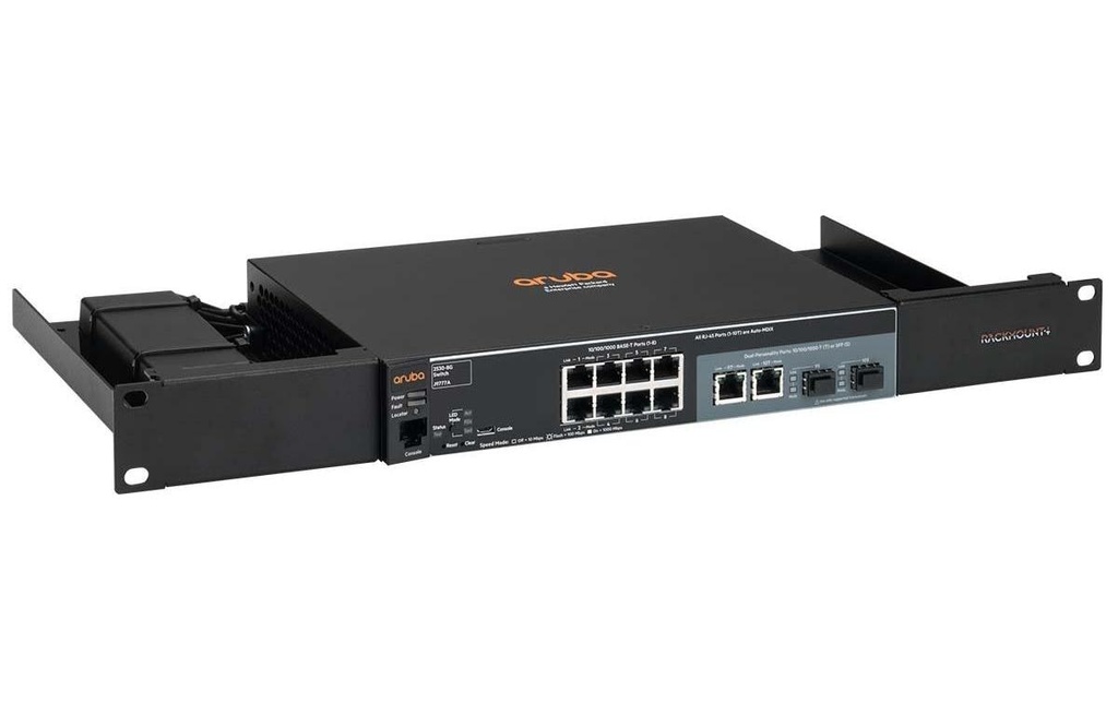 Rackmount IT Kits de montage en rack RM-HP-T1 pour HPE 1820S-8G/1920S-8G