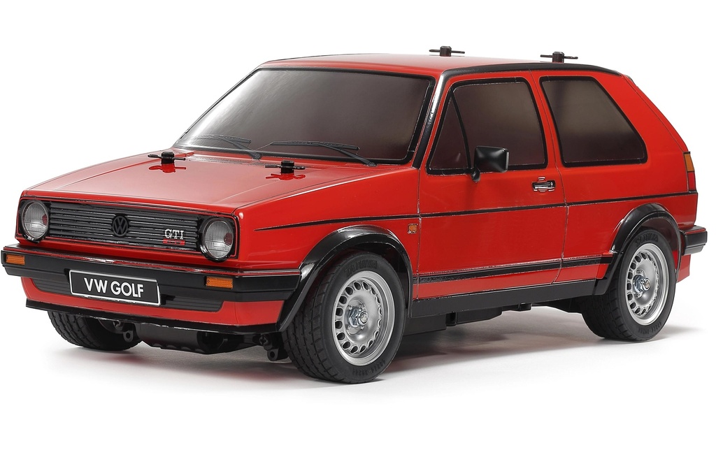 Tamiya VW Golf II GTI 16 V Kit de construction, 1:10, RWD/FWD, MB-01