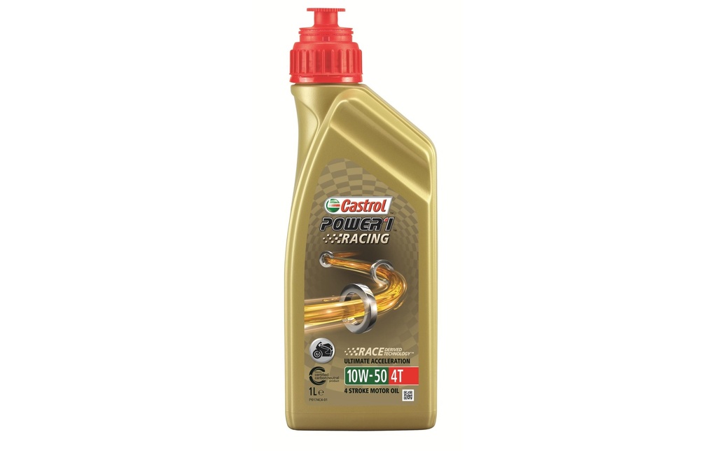 Castrol Huile moteur Power 1 Racing 4T 10W-50, 1 l