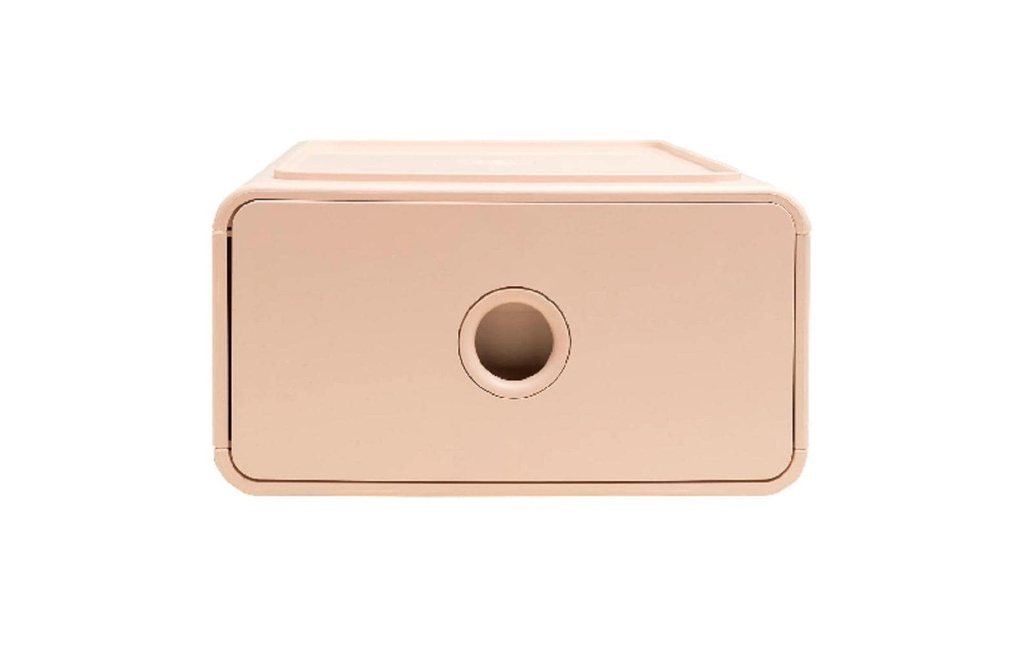 Exacompta Boîte à tiroirs Tiny Box Skandi, 1 tiroir, A5+, rose clair