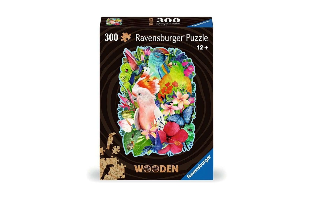 Ravensburger Puzzle en bois Oiseaux exotiques