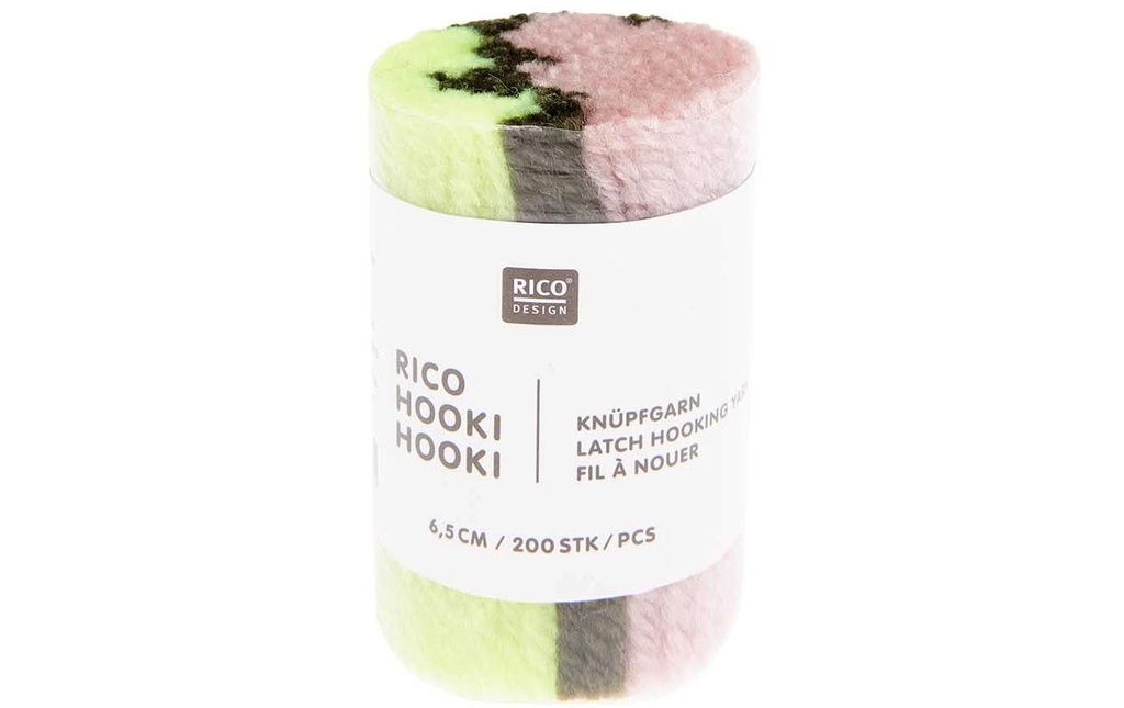 Rico Design Rico Hooki Hooki fil à nouer, marbré Lilas