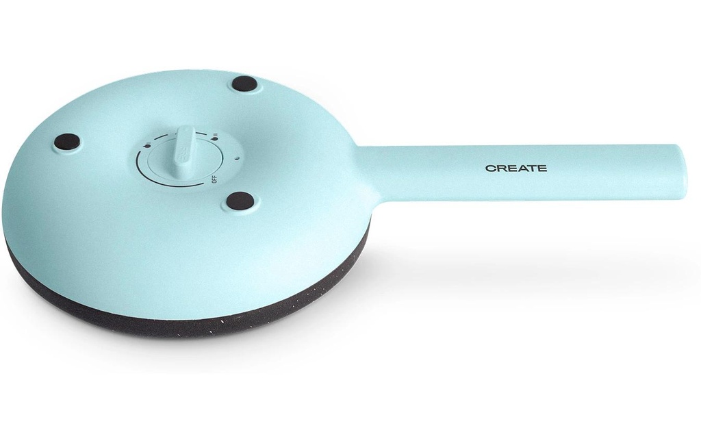 Create Appareils pour crêpe 600 W, Bleu pastel