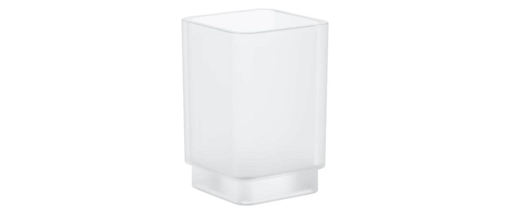 GROHE Gobelet pour le brossage de dents Selection Cube Blanc mat