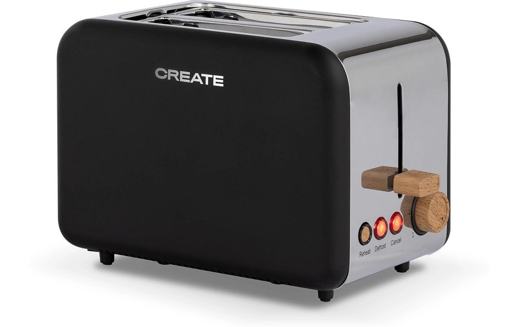 Create Grille-pain Retro Noir