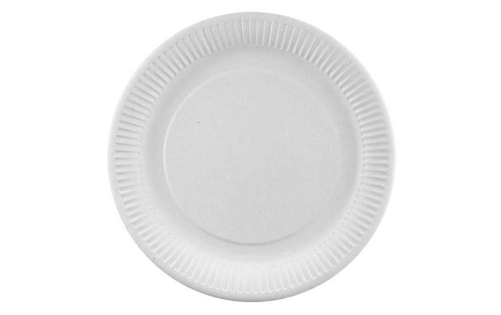 Papstar Assiettes jetables Pure 26 cm, 25 Pièce/s, Blanc