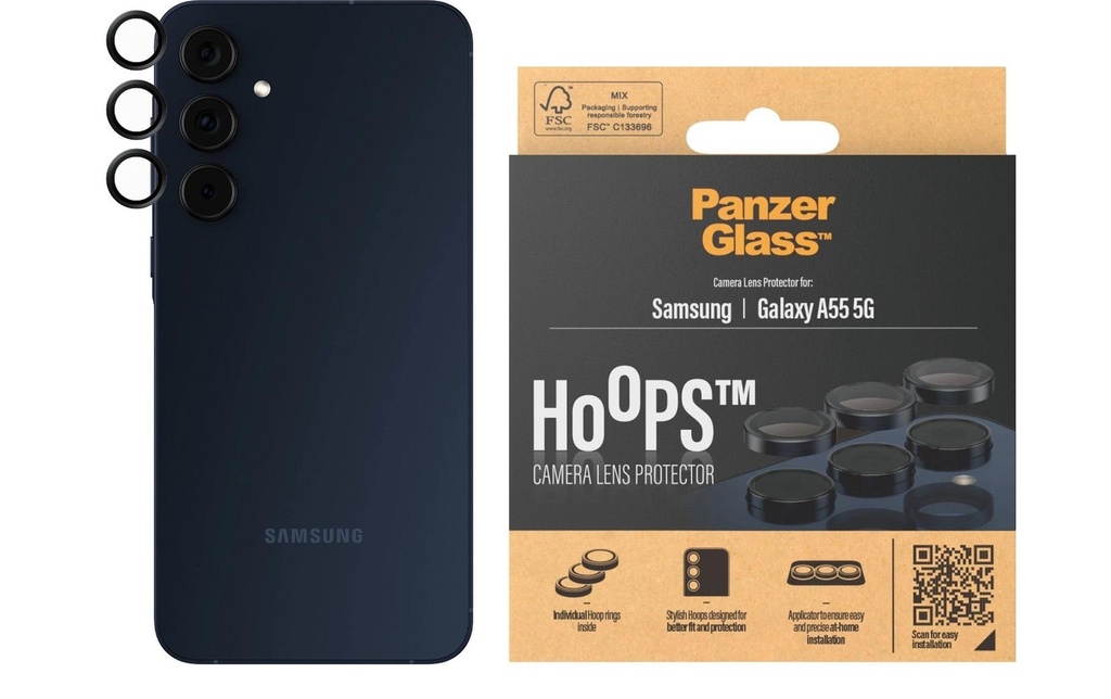Panzerglass Lens Protector Rings HOOPS Galaxy A55