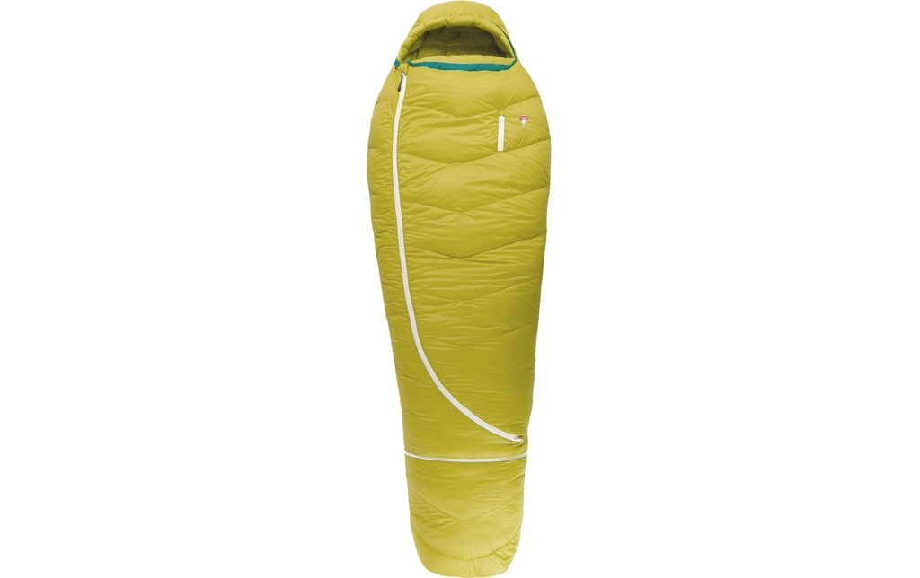 Grüezi Bag Sac de couchage pour enfant Biopod DownWool KidsTeen Citron