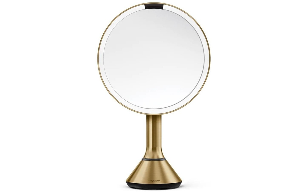 Simplehuman Miroir cosmétique avec capteur Touch control Laiton
