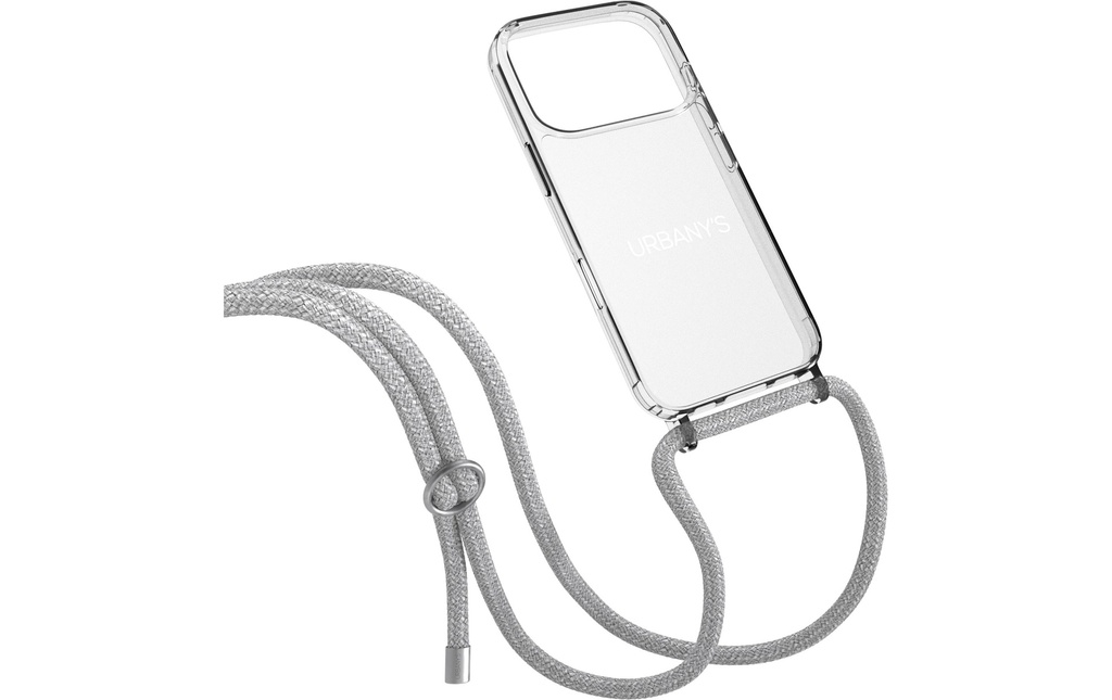 Urbany's Necklace Case CLOUDY SKY  iPhone 17 Pro Bague en argent