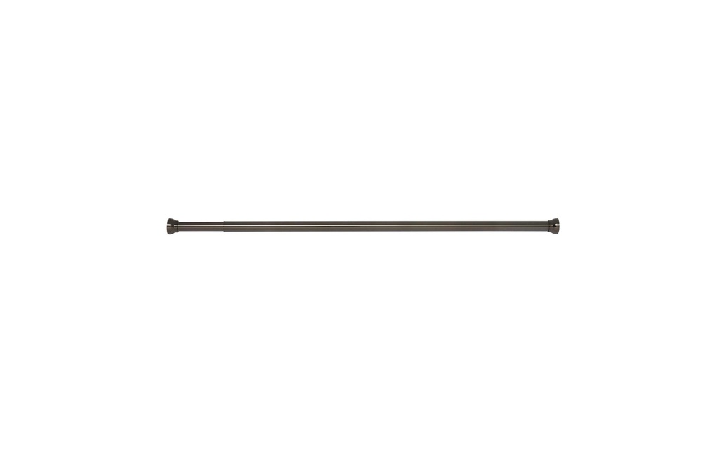 spirella Tringle pour rideau de douche Kreta 125/220 x 2.1 cm,  Titan black