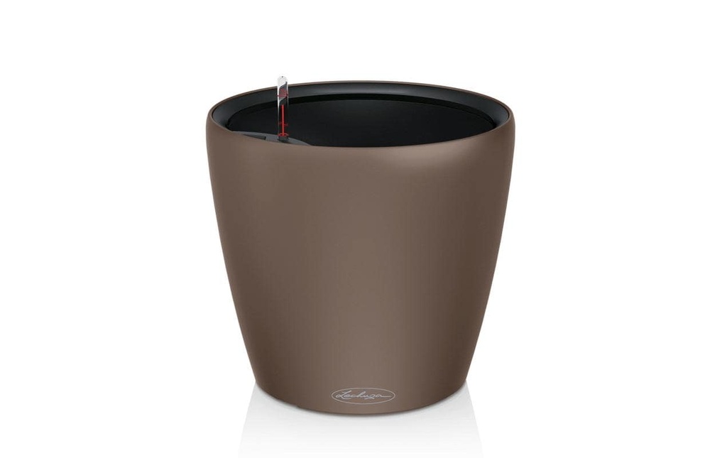 Lechuza Pot à fleur CLASSICO Color LS 35 - kit complet Muscade