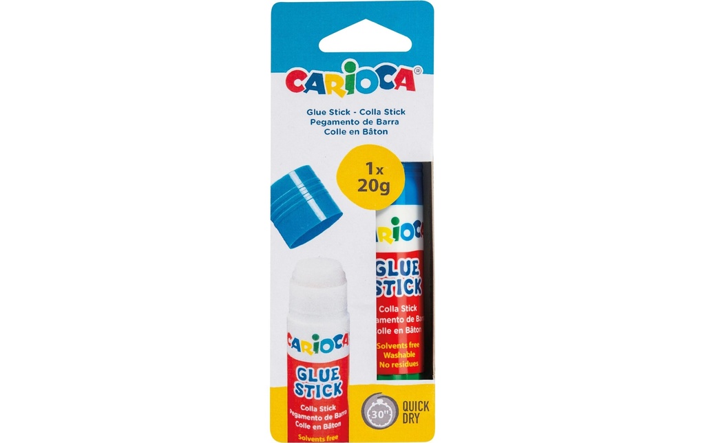 Carioca Bâton de colle School Glue Stick 1 pièce, blanc