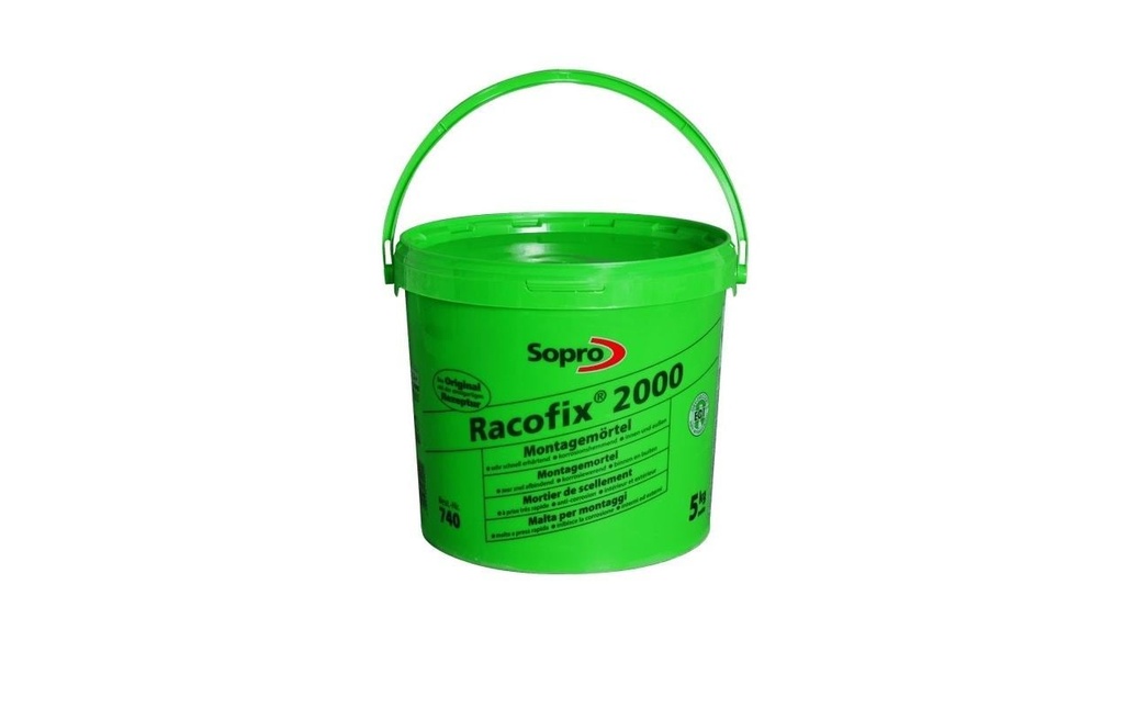 Sopro Bauchemie Mortier à prise rapide Racofix 2000, 5 kg