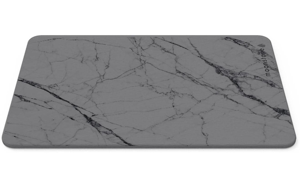 Moonstone Tapis de bain 60 x 39 cm, gris cendre