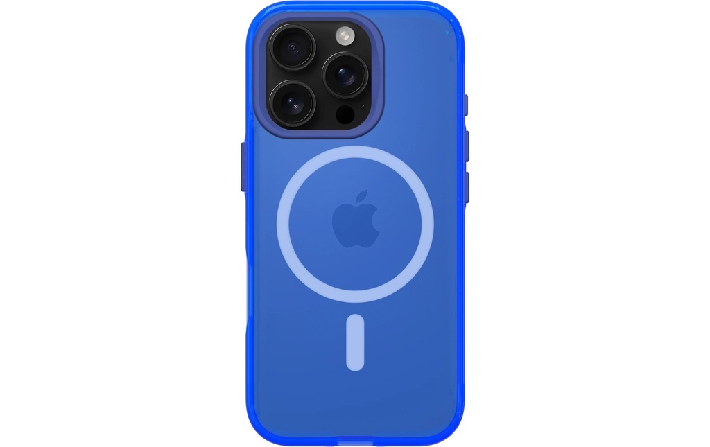 Rhinoshield Coque arrière JellyTint MagSafe iPhone 16 Pro Cyber Blue