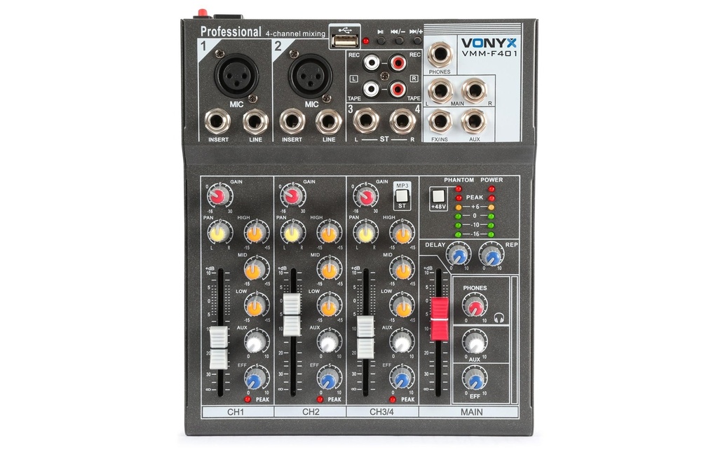 Vonyx Table de mixage VMM-F401