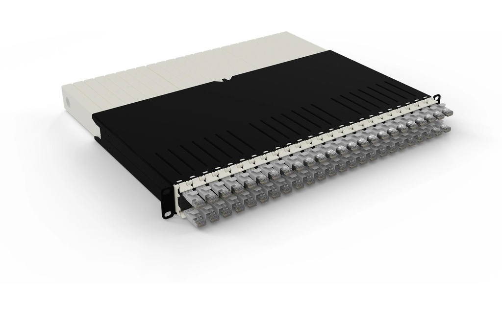 Patchbox patchbox.one / 8RU / Cat 6A, STP, 0.8 m, Gris