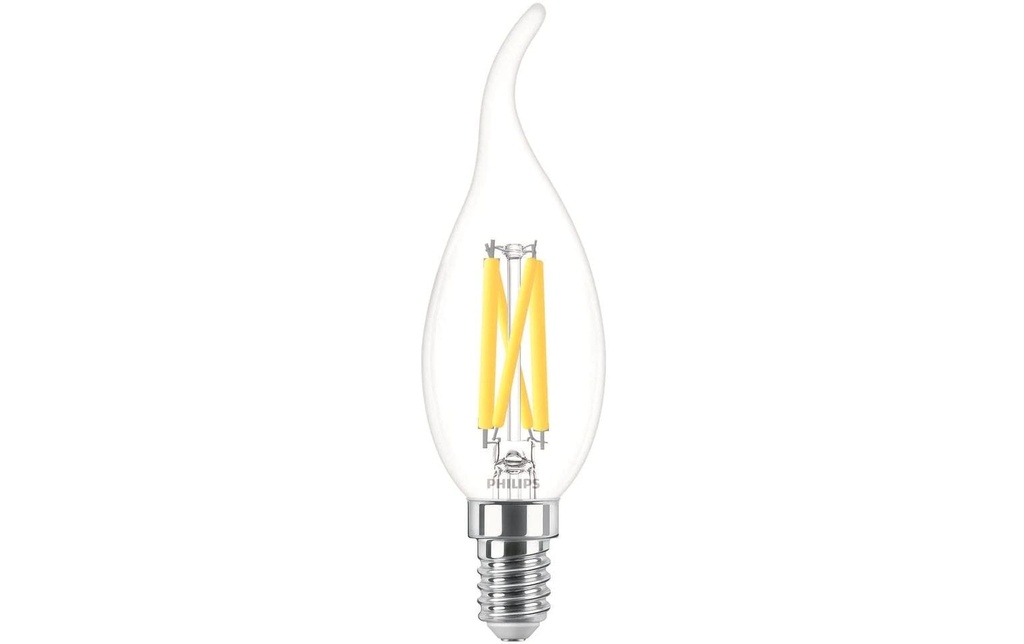 Philips Lampe LEDcla 40W E14 BA35 CL WGD90 Blanc chaud (WW)
