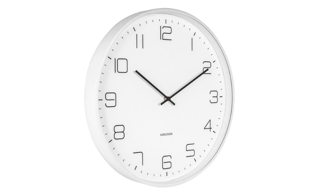 KARLSSON Horloge murale Lofty Ø 40 cm, Blanc