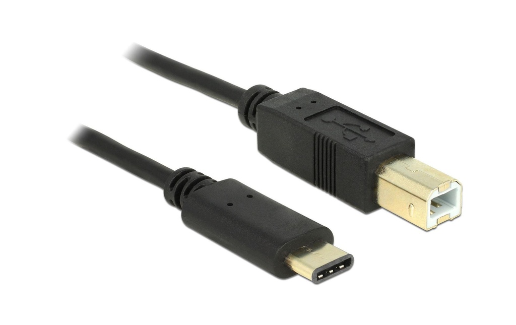 Delock Câble USB 2.0  USB-C - USB-B 0.5 m