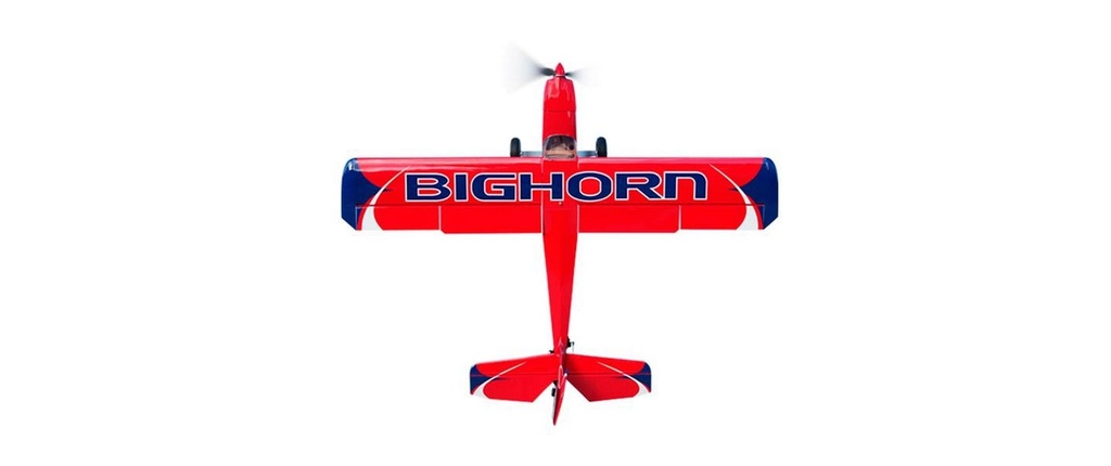 OMPHobby Avion à moteur Bighorn Pro (Flap) 1250 mm Rouge, PNP