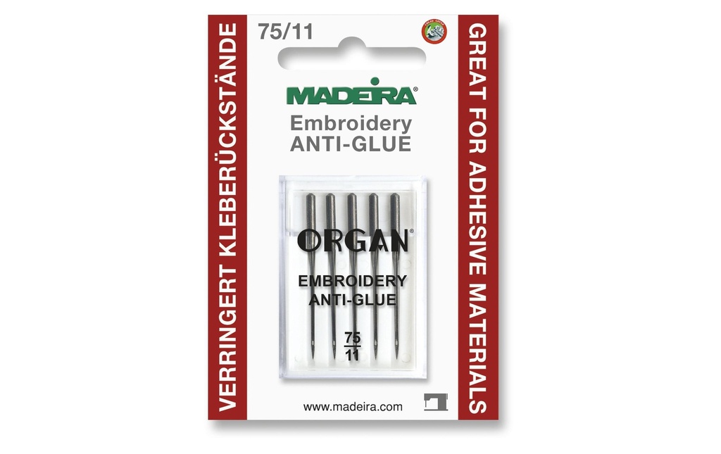Madeira Aiguille de machine Anti Glue 75/11 5 Pièce/s