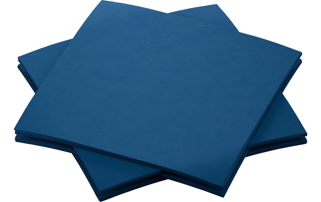 Duni Serviettes à cocktail 20 cm x 20 cm, 180 Pièce/s, Bleu foncé