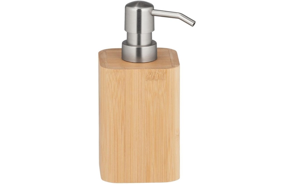 Wenko Distributeur de savon Bambusa 220 ml, Nature