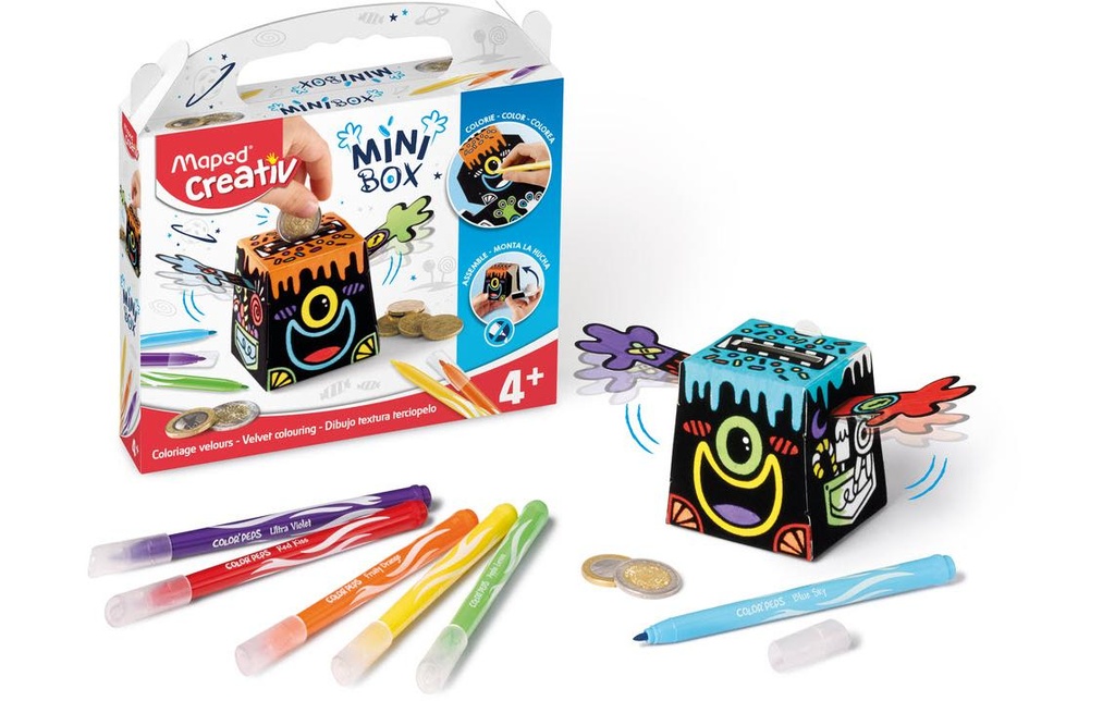 maped Kits de bricolage Tirelire Mini Box 7 pièces