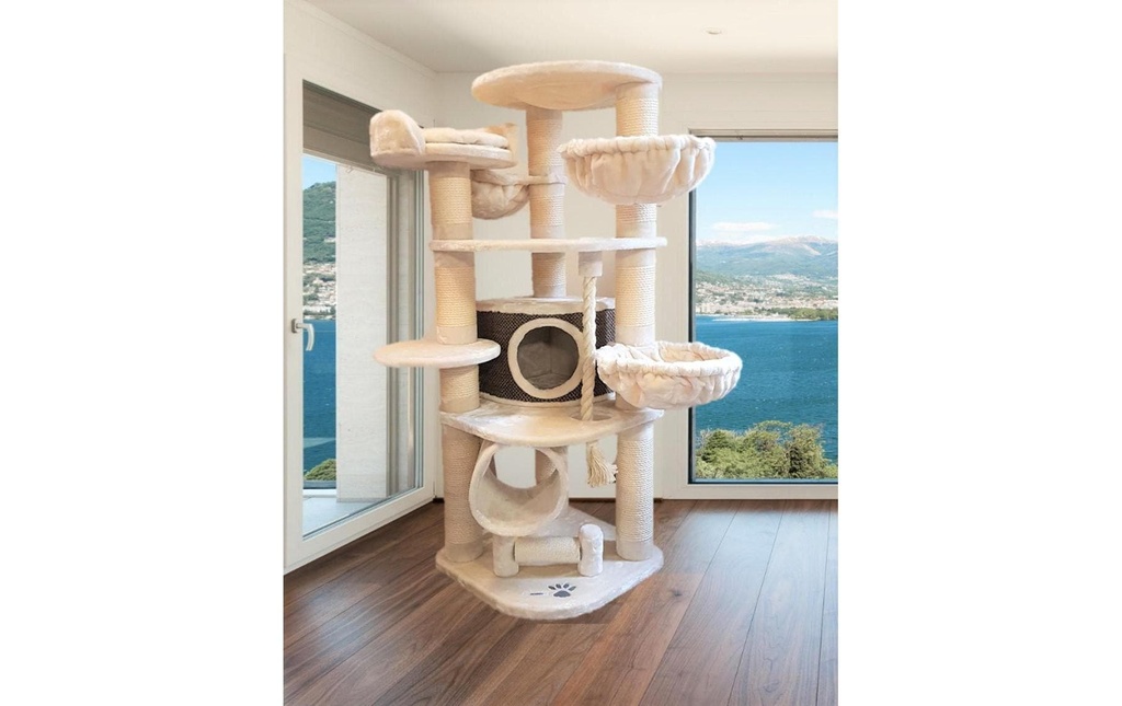 PetHomes Arbre à chat Long Beach, Beige