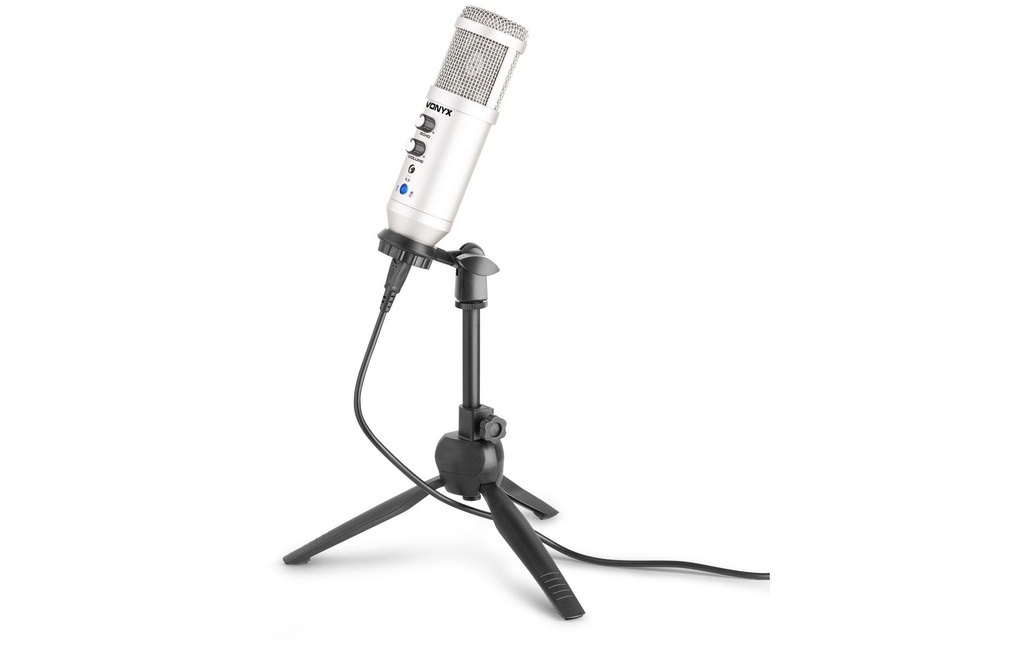 Vonyx Microphone à condensateur CM320S