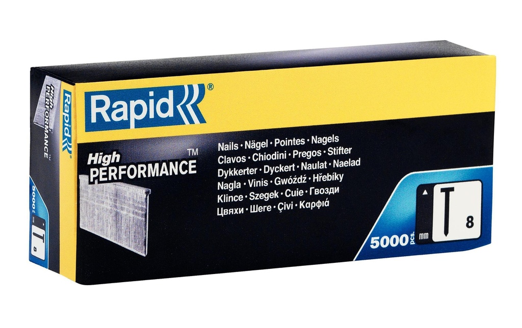 Rapid Clous Typ 8, 30 mm, 5000 pièces