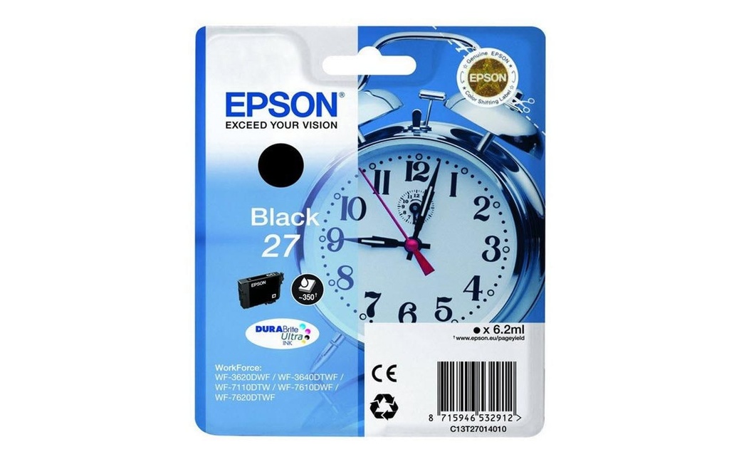 EPSON Epson cart.d'encre 27 black