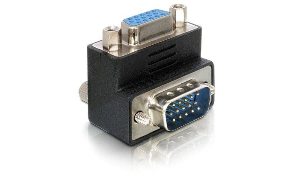 Delock Adaptateur d’angle 90°, m-f VGA - VGA