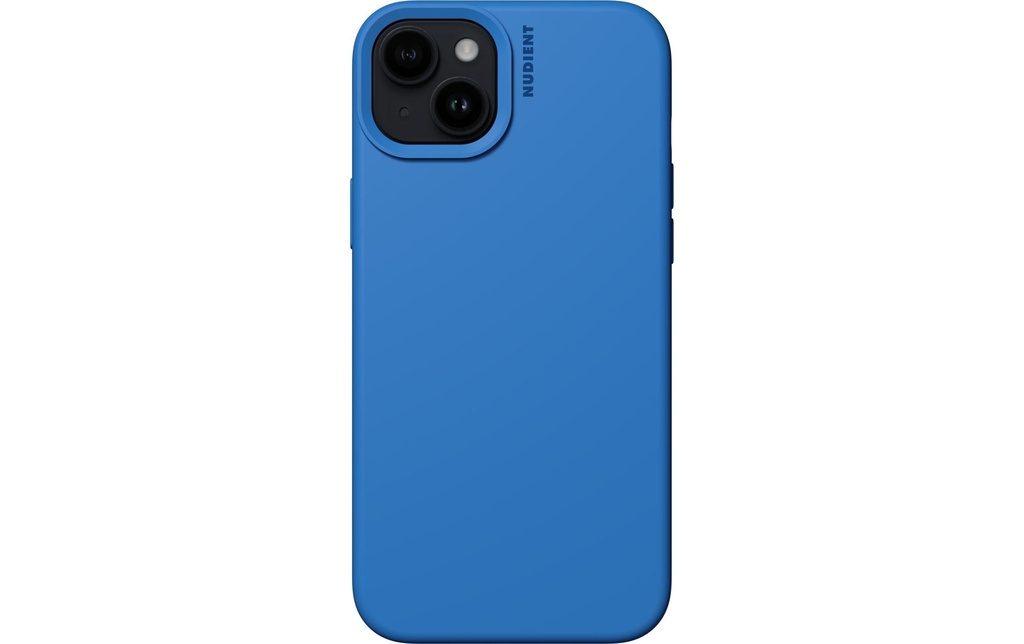 Nudient Coque arrière Base Case iPhone 15 Plus Vibrant Blue