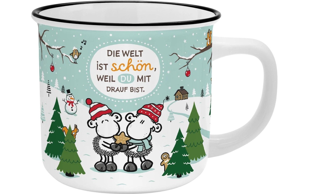 Sheepworld Tasse universelle Monde 350 ml, 1 Pièce/s, Blanc