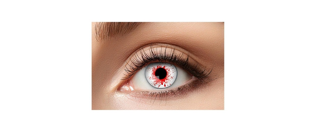 Partyartikel Lentilles de 3 mois sanglantes