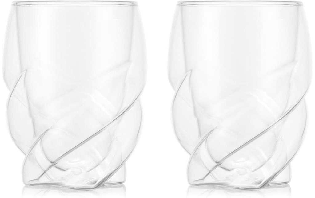 Bodum Verres à double paroi Pavina Paris 270 ml, 2 pièces, Transparent