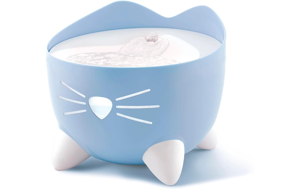 Catit Distributeur d’eau Pixi Fountain Bleu clair, 2.5 l