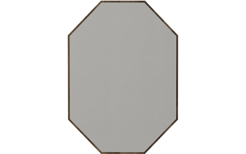 Woody Fashion Miroir Lost 45 x 70 cm, noyer