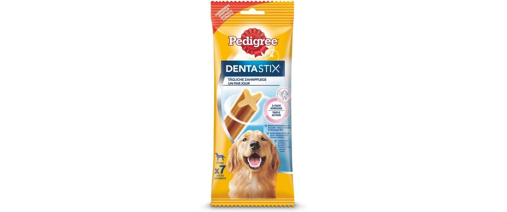 Pedigree Bâtonnet à mâcher Dentastix Daily Oral Care grands chiens, 7 pièces