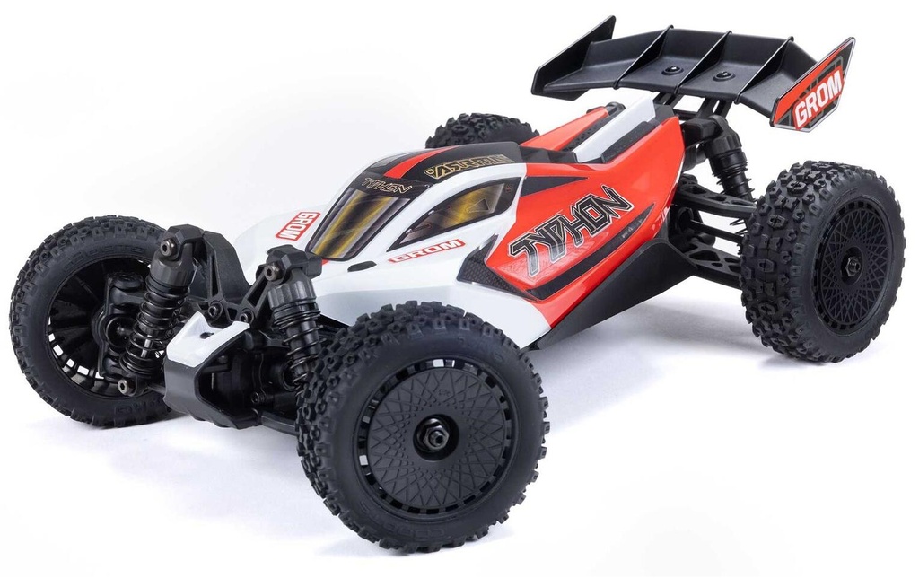 Arrma Buggy Typhon Grom Mega 380 Rouge, RTR, 1:18
