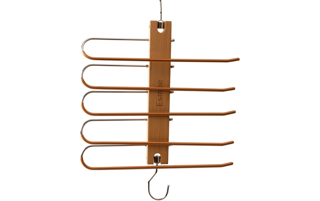 Esmée Cintre pour pantalons avec revêtement en caoutchouc 1 Pièce/s, Brun