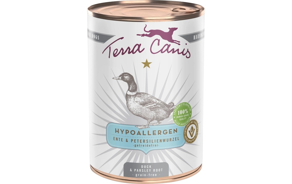 Terra Canis Alimentation humide Canard hypoallergénique, 400 g