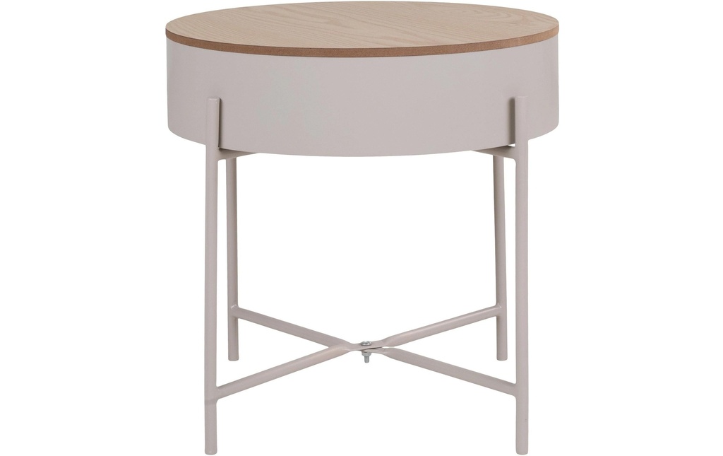 House Nordic Table d'appoint Sisco Beige/Gris clair